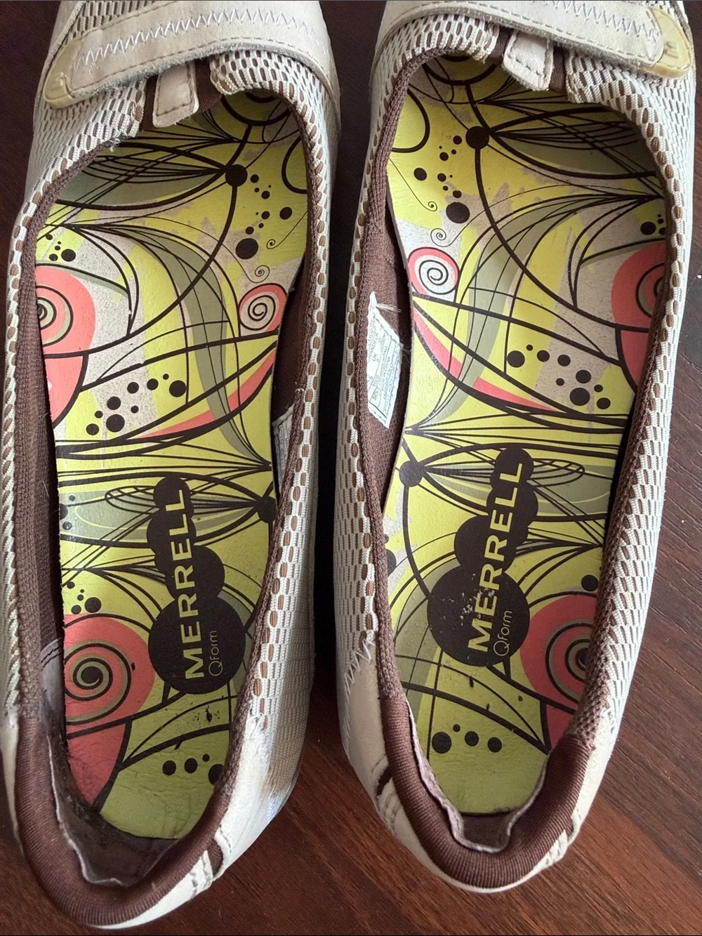 Merrell flats mesh colorful